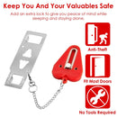 2Pcs Portable Travel Door Lock Home Hotel Apartment Security Lock Anti Theft Security Tool Door Safety Latch Lock