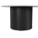 Coffee Table Set of 3 with Faux Marble Top and Metal Legs by HouseOfZazla