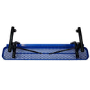 6' Outdoor Steel Bench With Backrest by Unique Piece Furniture