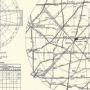 Vintage Map of the Chanute Air Force Base Vicinity, 1951