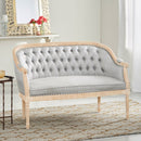 French Country Chesterfield Style Tufted Loveseat