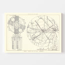 Vintage Map of the Craig Air Force Base Vicinity, 1950