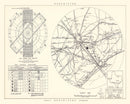 Vintage Map of the Ellington Air Force Base Vicinity, 1953