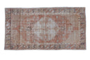 2.5x5 Vintage Distressed Oushak Rug Runner