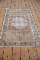2.5x5 Vintage Distressed Oushak Rug Runner