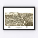 Vintage Map of Johnsonburg, Pennsylvania 1895