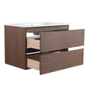 30" Bathroom Vanity With Gel Basin Top (G-BNO)