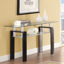 Randall - 1 Shelf Rectangular Sofa Table - Black by HouseOfZazla