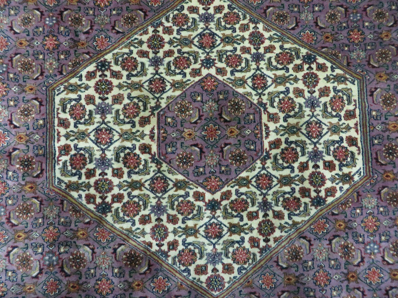 8' X 10' Vintage Fine Handmade India Wool Rug Hand Knotted Carpet Detailed Nice