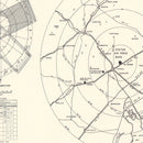 Vintage Map of the Foster Air Force Base Vicinity, 1951