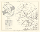 Vintage Map of the Foster Air Force Base Vicinity, 1951