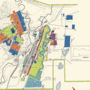 Vintage Map of Francis E. Warren Air Force Base, 1952