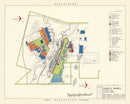 Vintage Map of Francis E. Warren Air Force Base, 1952
