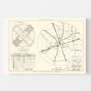 Vintage Map of the Goodfellow Air Force Base Vicinity, 1952