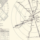 Vintage Map of the Goodfellow Air Force Base Vicinity, 1952