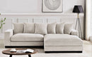 Luxe - Oversized 2 Piece Sectional Couches For Living Room, L Shaped Sofa With Chaise