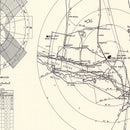 Vintage Map of the Harlingen All-Valley Air Force Base Vicinity, 1951