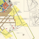 Vintage Map of James Connally Air Force Base, 1952