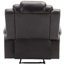 Home Theater Seating Manual Recliner Chair With Led Light Strip For Living Room by HouseOfZazla