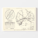 Vintage Map of the Keesler Air Force Base Vicinity, 1950