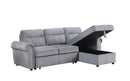 Ashton - Reversible Sleeper Sectional Sofa Chaise by HouseOfZazla