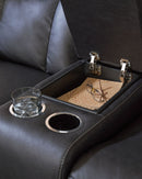 Mackmenville - Double Reclining Loveseat With Console by Unique Piece Furniture