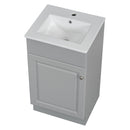Bathroom Vanity With Sink, Cabinet With Adjustable Shelf by HouseOfZazla