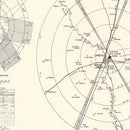 Vintage Map of the Laredo Air Force Base Vicinity, 1951
