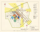 Vintage Map of Laughlin Air Force Base, 1951