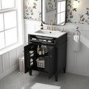 Bathroom Vanity With 2 Doors And Tip Out Drawer, Soft Closing Hinges by Unique Piece Furniture