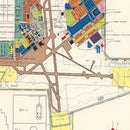 Vintage Map of Lowry Air Force Base, 1952