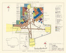 Vintage Map of Lowry Air Force Base, 1952
