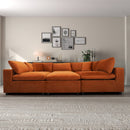 Hayward Burnt Modular Sectional Sofa