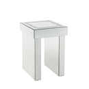 Noralie Mirrored & Faux Diamonds End Table