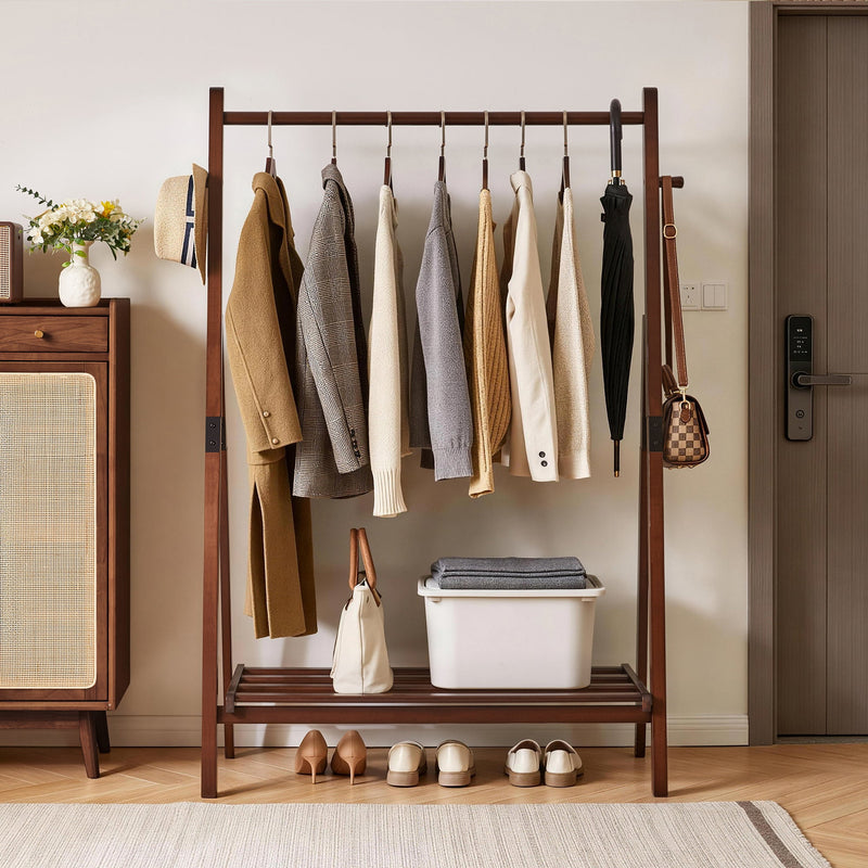 Heavy-Duty Solid Wood Freestanding Clothes Rack, photo 4 of 10