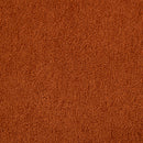Round Armrest Loveseat (Dark Orange + Brown) by HouseOfZazla