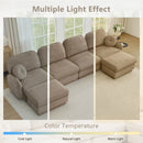 105" Chenille Cloud 3-Seater Sofa