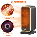 500W Portable Electric Heater PTC Ceramic Heating Space Heater Overheating Tip Over Protection 3S Heating Space For 322 Sq FT Home Office Use by GBruno Store