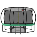 12' Recreational Kids Trampoline With Safety Enclosure Net & Ladder, Outdoor Recreational Trampolines by HouseOfZazla