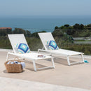 Myers - Modern Chaise Lounge Set With Adjustable Back
