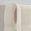 Queen Size Removable Chenille Wingback Upholstered Waffle Bed by HouseOfZazla