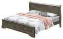 Upholstered Panel Sleigh Bed Design by Unique Piece Furniture