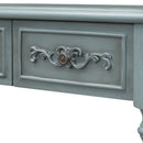 52"Modern and Contemporary Curved Console Table Sofa Table Entryway Table for Hallway Living Room Bedroom with 4 Drawers and 1 Shelf