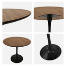 Mid-Century Round Dining Table With Pedestal Base For 2 - 4 People by HouseOfZazla