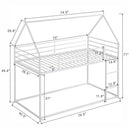 House Bunk Bed With Built In Ladder by HouseOfZazla