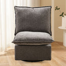 Detachable Single 360 Swivel Rocking Rocker, 360 Swivel Sofa Chair & Single Sofa Lounge, Comfortable Seating For Living Room & Bedroom Sofa 1 Piece
