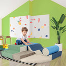 Soft Climb And Crawl Foam Playset 6 In 1, Soft Play Equipment Climb And Crawl Playground For Kids, Kids Crawling And Climbing Indoor Active Play Structure - Colorful by HouseOfZazla