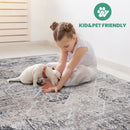 Payas - 6' X 9' Traditional Area Rug - Cream / Anthracite