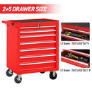 Rolling Tool Chest with 7-Drawer Tool Box