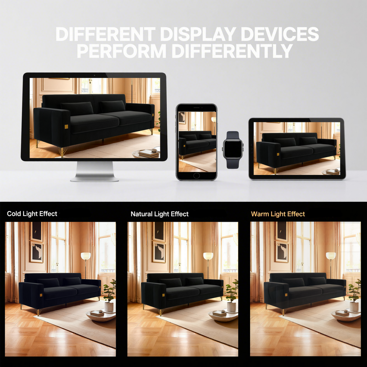 Luxury Velvet Sofa, photo 7 of 10